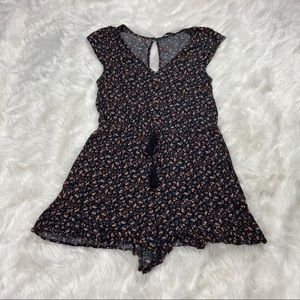 American Eagle floral fall romper